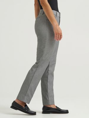Women&rsquo;s Wrinkle Free Relaxed Fit Straight Leg Pant in Ash Heather