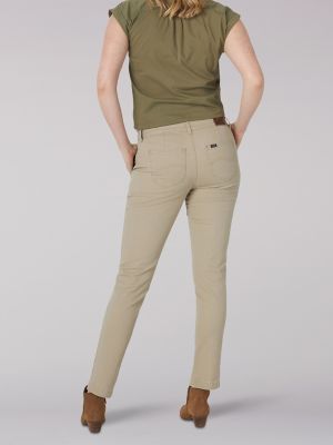 khaki utility skinny jeans