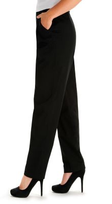 Lee Andersen Women's Elastic Waist Straight Leg Pull On Pants Black Si -  Shop Linda's Stuff