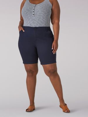 Women’s Regular Fit Chino Bermuda (Plus) in Safari