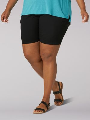women's lee relaxed fit cargo shorts