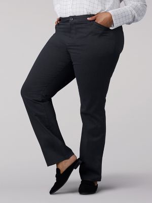 Women's Relaxed Fit Straight Leg Pant All Day Pant (Plus)