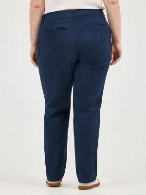 Women's Relaxed Fit Straight Leg Pant All Day Pant (Plus)