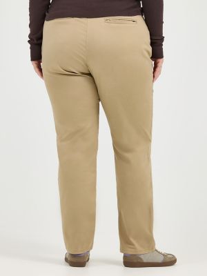 Women&rsquo;s Relaxed Fit Straight Leg Pant (All Day Pant) (Plus) in Flax alternative view 2