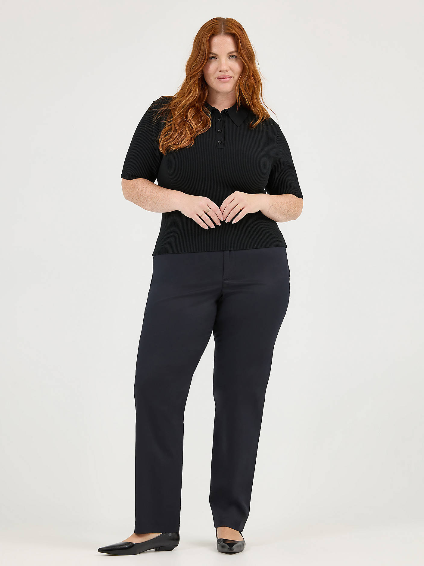 straight leg dress pants womens ZTN Women's Black Stretch Trousers for Work Business Casual S at Amazon Women's Clothing store and ideal for those chilly days when youd normally throw on thermals Lee Women's Plus Size Wrinkle
