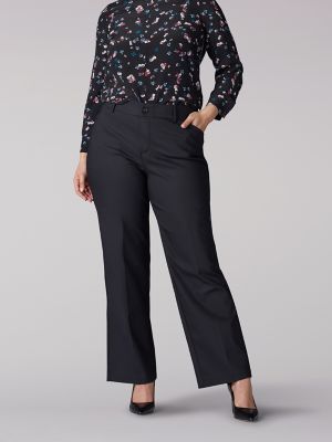 Lee Women's Plus Size Ultra Lux Comfort with Flex Motion Trouser