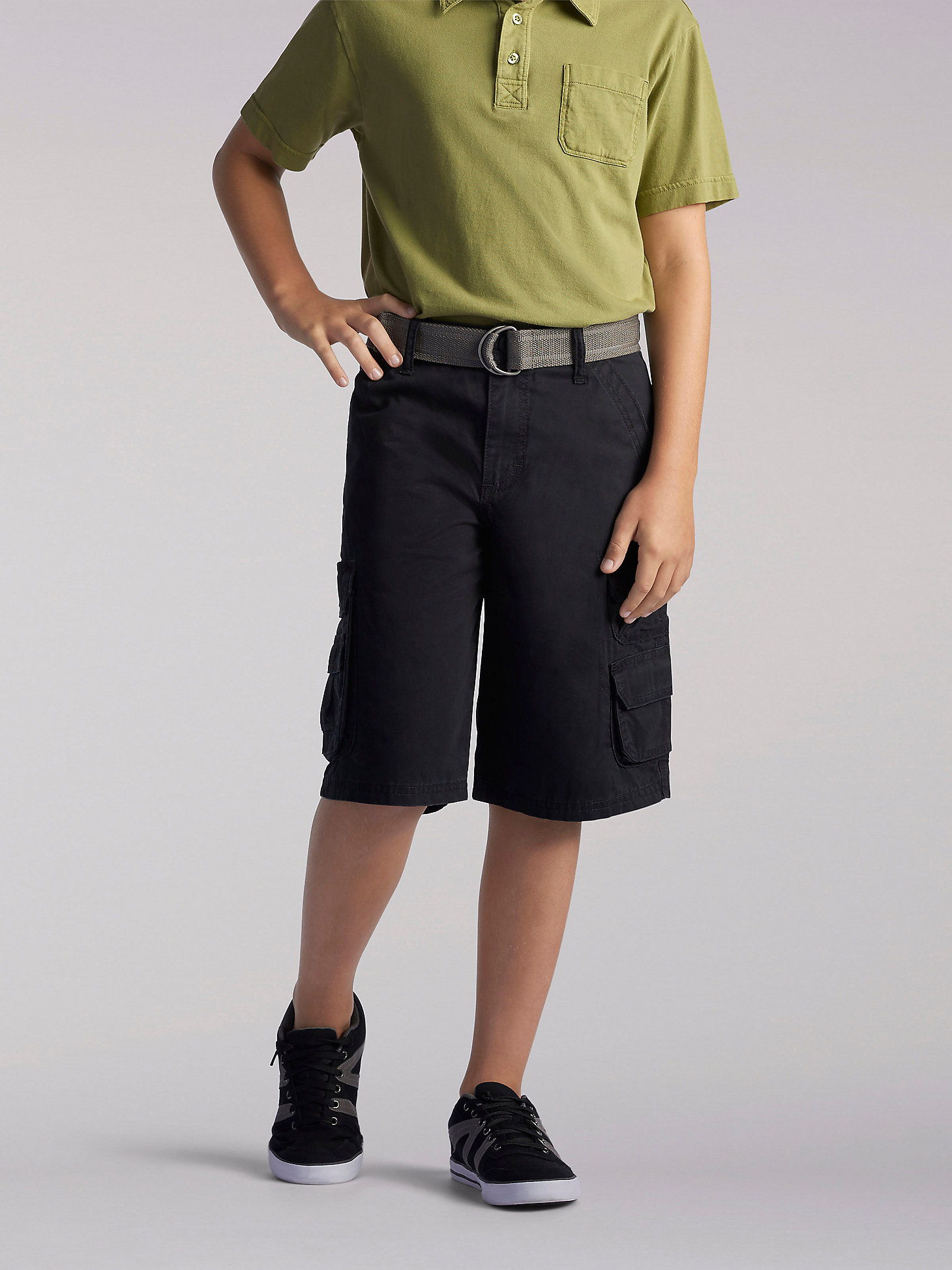 Lee Dungarees Kids Knit Waist Cargo Shorts 