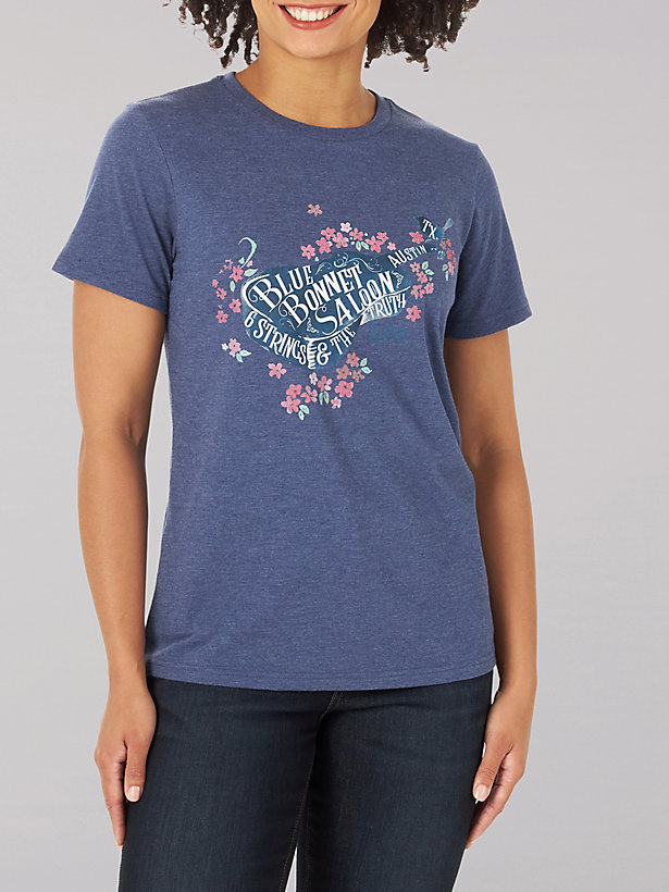 Women's Floral Guitar Graphic Tee