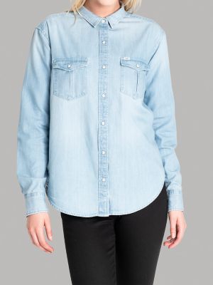 lee western shirt frost blue