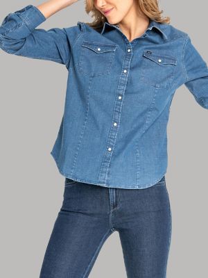 lee western denim shirt