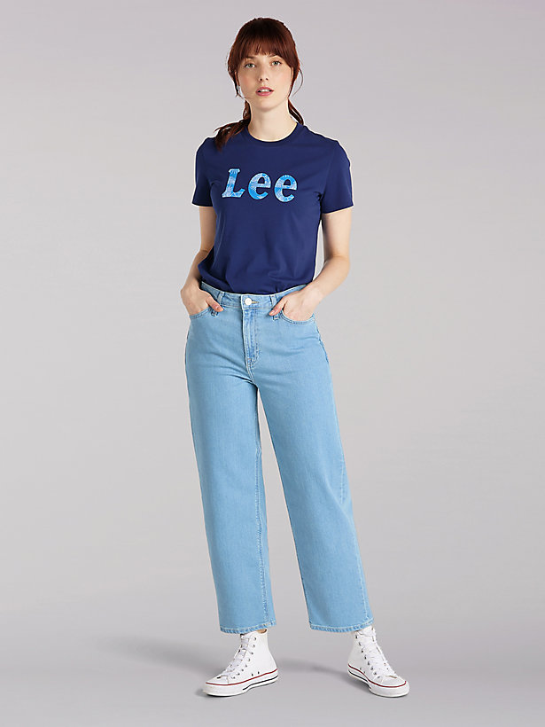 Women’s Lee European Collection High Rise Cropped Wide Leg Jean