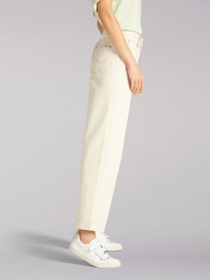 womens lee jeans white