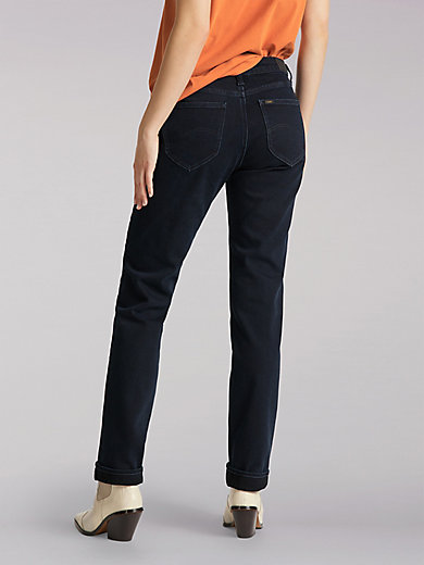 Lee Marion Straight Jeans Donna 