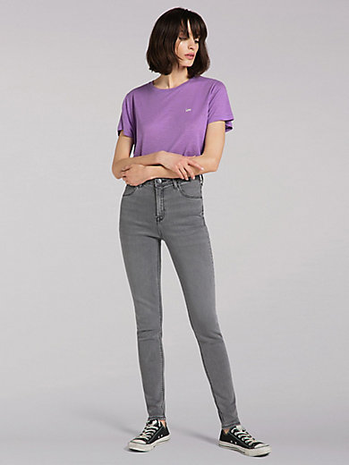 Women's Lee European Collection Scarlett High Rise Skinny Jean in Grey Holly main view