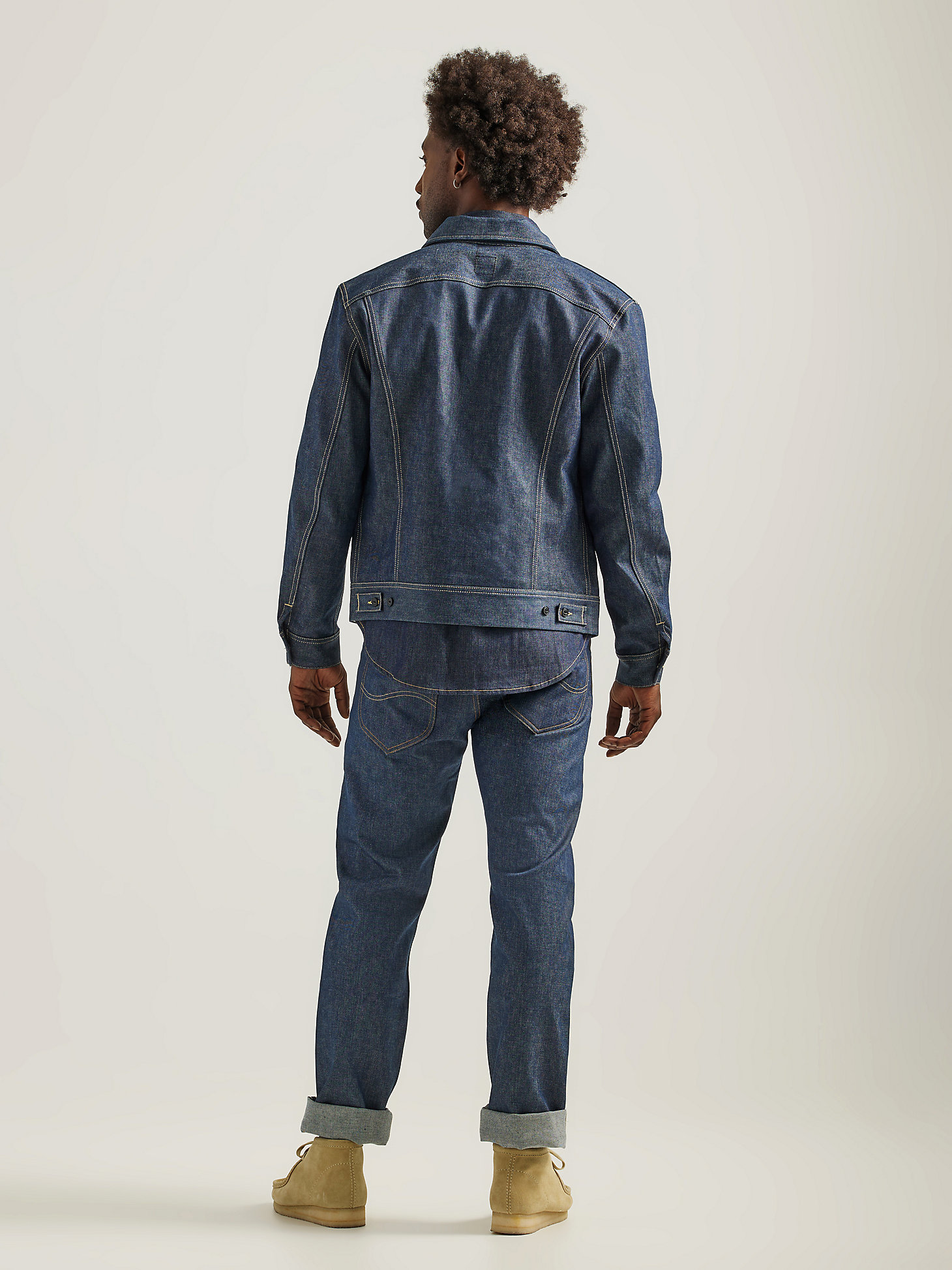 Mens blue straight leg 32 waist with pockets zip fly denim jeans 