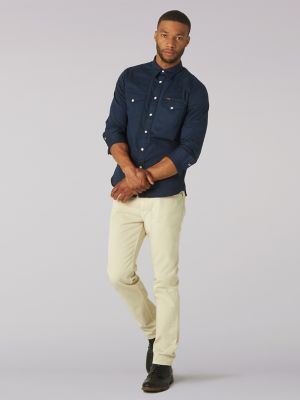 101 RIDER SLIM FIT SATEEN PANT