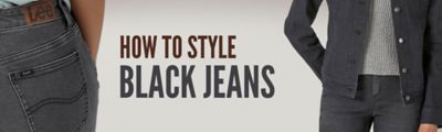 How to style black jeans