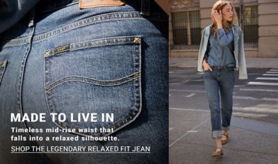 Woman wearing Legendary Relaxed Jean