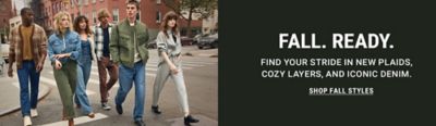 Fall Ready Find your stride in new plaids and iconic denim