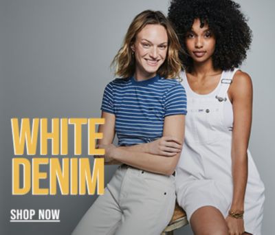 Shop White Denim