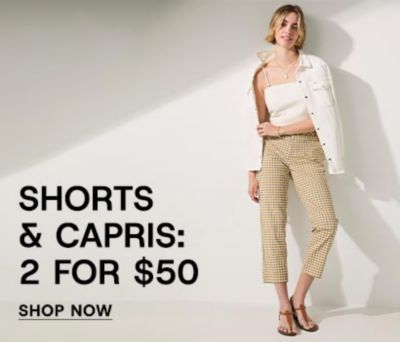 women summer shorts and capris sale