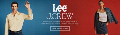 AN EXCLUSIVE COLLECTION OF OUR ICONIC DENIM AS SEEN THROUGH THE LENS OF JCREW HERITAGE PREP