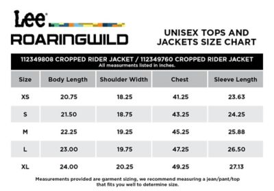 Unisex Lee® x ROARINGWILD® Cropped Rider™ Jacket