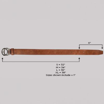 Women's Double Ring Buckle Belt
