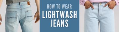 How to wear lightwash jeans