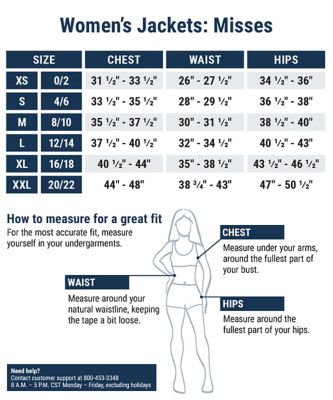 Mens To Womens Jacket Size Conversion Chart