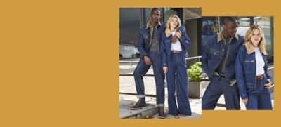 Couple wearing Jeans from Lee.