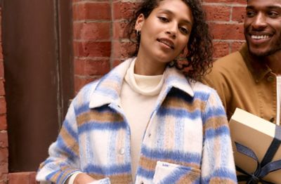 Woman in Lee clothing