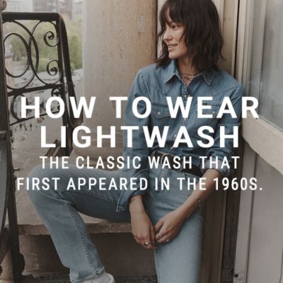 How To Wear Lightwash
