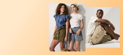 Couple wearing Summer Shorts from Lee.