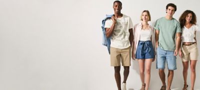 Couple wearing Summer Shorts from Lee.