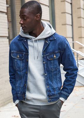 man wearing lee shorts