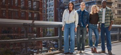 Couple wearing Legendary Denim from Lee.