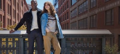Couple wearing Tops from Lee.