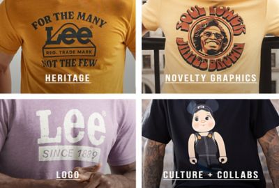 Culture Collab Graphic Tees for Men Lee Shirts Lee