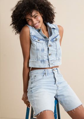 lay flat image of green women's lee shorts